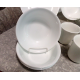 CORELLE by CORNING 19 PC. DINNERWARE SET in the CONTEMPORARY  "WINTER FROST"