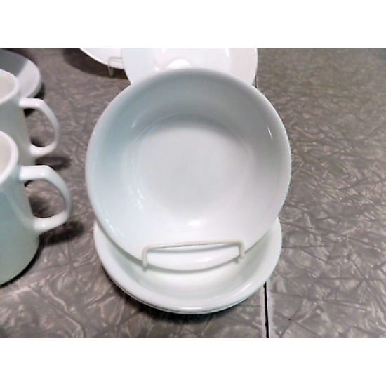 CORELLE by CORNING 19 PC. DINNERWARE SET in the CONTEMPORARY  "WINTER FROST"