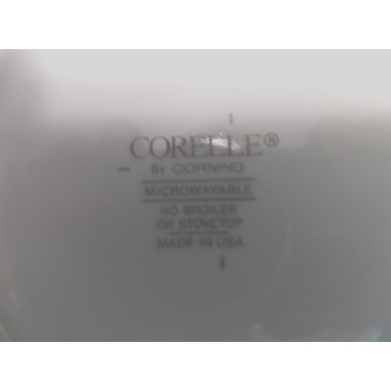 CORELLE by CORNING 19 PC. DINNERWARE SET in the CONTEMPORARY  "WINTER FROST"