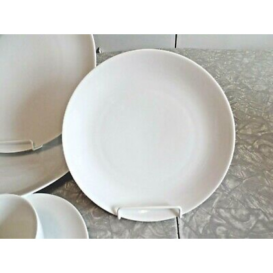 THOMAS FINE CHINA GERMANY 5 PC. DINNERWARE SET in the ROSENTHAL "LOFT WHITE"