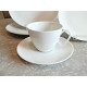 THOMAS FINE CHINA GERMANY 5 PC. DINNERWARE SET in the ROSENTHAL "LOFT WHITE"