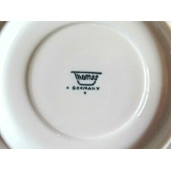 THOMAS FINE CHINA GERMANY 5 PC. DINNERWARE SET in the ROSENTHAL "LOFT WHITE"