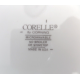 CORELLE by CORNING 29 PC. DINNERWARE SET in the CONTEMPORARY  "WINTER FROST"