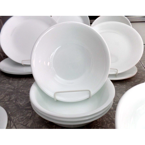 CORELLE by CORNING 29 PC. DINNERWARE SET in the CONTEMPORARY  "WINTER FROST"