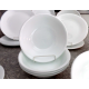 CORELLE by CORNING 29 PC. DINNERWARE SET in the CONTEMPORARY  "WINTER FROST"