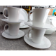 CORELLE by CORNING 29 PC. DINNERWARE SET in the CONTEMPORARY  "WINTER FROST"