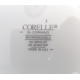 CORELLE by CORNING 29 PC. DINNERWARE SET in the CONTEMPORARY  "WINTER FROST"