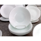 CORELLE by CORNING 29 PC. DINNERWARE SET in the CONTEMPORARY  "WINTER FROST"