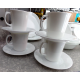 CORELLE by CORNING 29 PC. DINNERWARE SET in the CONTEMPORARY  "WINTER FROST"