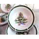 TMAS TREE STONEWARE 18 PC. DINNERWARE SET