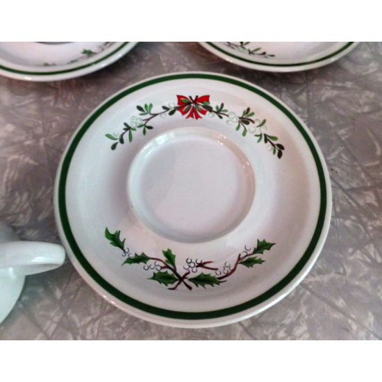 TMAS TREE STONEWARE 18 PC. DINNERWARE SET