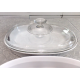 3 Pc. Corning Ware French White 1.8L Casserole Dishes F-6-B with Lid USA Made