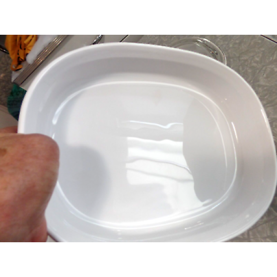 3 Pc. Corning Ware French White 1.8L Casserole Dishes F-6-B with Lid USA Made