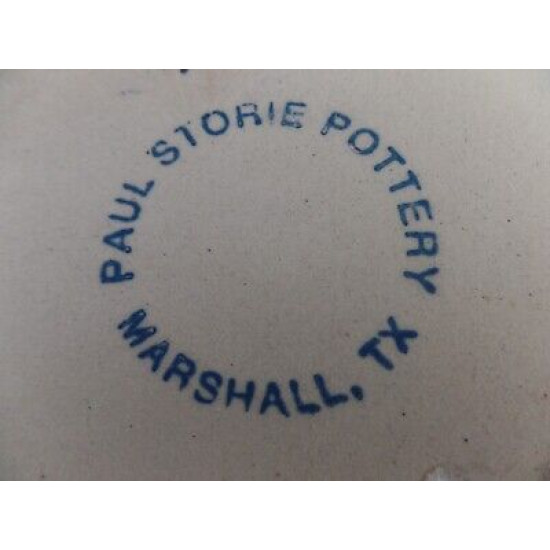 PAUL STORIE POTTERY MARSHALL,TX. BARN DESIGN 2 GAL. COOLER CROCK DISPENSER W/LID