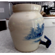 PAUL STORIE POTTERY MARSHALL,TX. BARN DESIGN 2 GAL. COOLER CROCK DISPENSER W/LID