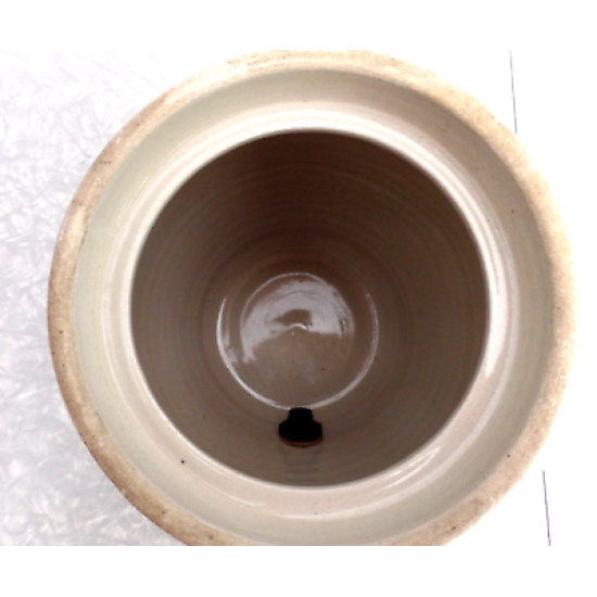 PAUL STORIE POTTERY MARSHALL,TX. BARN DESIGN 2 GAL. COOLER CROCK DISPENSER W/LID