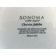 SONOMA LIFESTYLES 3 PC. SALAD/LUNCH PLATE SET in the "CHERRIES JUBILEE" PATTERN
