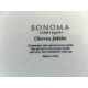 SONOMA LIFESTYLES 3 PC. SALAD/LUNCH PLATE SET in the "CHERRIES JUBILEE" PATTERN