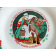 TIEN SHAN "DECK the HALLS" 12 DAYS of CHRISTMAS 7 1/2" LUNCH/SALAD PLATES