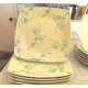 NEVR USED"TRISH RICHMAN"SPRING LIME STARDUST BLUE TURQUOISE 23PC. DINNERWARE SET