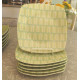 NEVR USED"TRISH RICHMAN"SPRING LIME STARDUST BLUE TURQUOISE 23PC. DINNERWARE SET