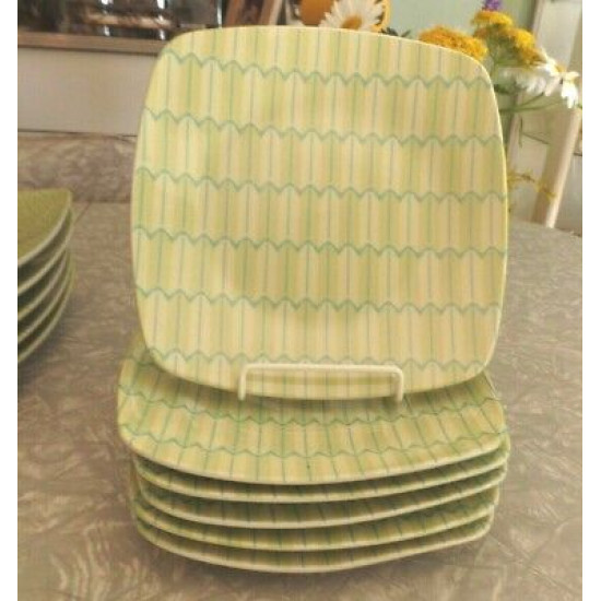 NEVR USED"TRISH RICHMAN"SPRING LIME STARDUST BLUE TURQUOISE 23PC. DINNERWARE SET