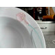 MIKASA FINE CHINA 10 1/4" RIMMED SERVING BOWL " in the "SERENADE" PINK PATTERN