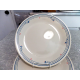 CORELLE  SANDSTONE "COUNTRY VIOLETS"  PATTERN 4 PC. DINNER PLATE SET