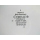 CORELLE VITRELLE BREAD/DESSERT PLATE in the "SOUTH BEACH" PATTERN