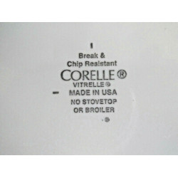CORELLE VITRELLE BREAD/DESSERT PLATE in the "SOUTH BEACH" PATTERN