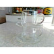 NEW VISTABELLO 2 PC. SET of BOROSILICATE GLASS CUP and SAUCER
