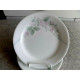 CORELLE 6 PC. BREAD & BUTTER PLATE SET in the BEAUTIFUL "VERANDA" ROSE PATTERN