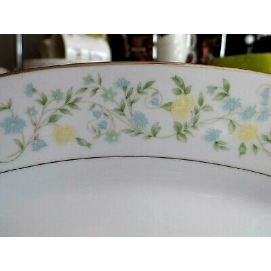 CROWN MING FINE CHINA LARGE OVAL SERVING PLATTER in the "SPRING GARDEN" PATTERN