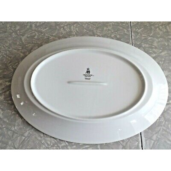 CROWN MING FINE CHINA LARGE OVAL SERVING PLATTER in the "SPRING GARDEN" PATTERN