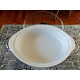 TEMP-TATIONS OVENWARE 2 1/2 QUART RED OVAL CASSEROLE DISH w/LID and SERVE TRAY