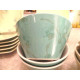 NEVR USED"TRISH RICHMAN"SPRING LIME STARDUST BLUE TURQUOISE 24PC. DINNERWARE SET