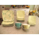 NEVR USED"TRISH RICHMAN"SPRING LIME STARDUST BLUE TURQUOISE 24PC. DINNERWARE SET