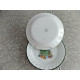 CORELLE 4 PC. BREAD/DESSERT PLATE SET in the "HOLIDAY MAGIC" SWIRL PATTERN