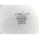 CORELLE 4 PC. BREAD/DESSERT PLATE SET in the "HOLIDAY MAGIC" SWIRL PATTERN