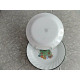 CORELLE 4 PC. BREAD/DESSERT PLATE SET in the "HOLIDAY MAGIC" SWIRL PATTERN