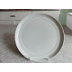 CRATE&BARREL AARON PROBYN HUE GREY 8 3/8" SLAD/LUNCH PLATE
