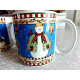 3PC.SAKURA DEBBIE MUMM DESIGN "JOLLY SNOWMEN" SERIES COFFEE/TEA MUGS
