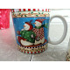 3PC.SAKURA DEBBIE MUMM DESIGN "JOLLY SNOWMEN" SERIES COFFEE/TEA MUGS