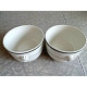 ANTIQUE QUEENS HOTEL MONTREAL CANADA JOHN MADDOCK & SONS 2 PC. SOUP/DESSERT CUPS