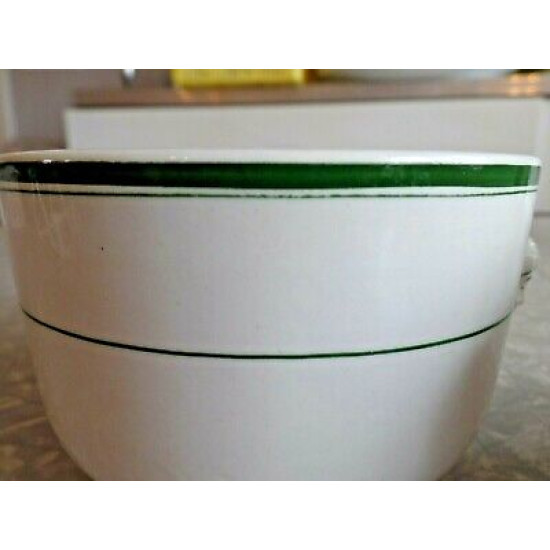 ANTIQUE QUEENS HOTEL MONTREAL CANADA JOHN MADDOCK & SONS 2 PC. SOUP/DESSERT CUPS