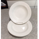 MARTHA STEWART BLUE LABEL 4 PC. PASTA/SOUP BOWL SET in a "BASKET WEAVE" PATTERN
