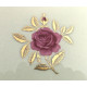 LENOX CHINA 10 3/8" DINNER PLATE in the IVORY 24K GOLD X-304 "ROSELYN" PATTERN