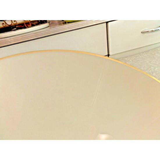 LENOX CHINA 10 3/8" DINNER PLATE in the IVORY 24K GOLD X-304 "ROSELYN" PATTERN