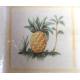 A SQUARE SERVING PLATTER in TROPICAL "VERANO TILE" PATTERN