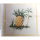 A SQUARE SERVING PLATTER in TROPICAL "VERANO TILE" PATTERN
